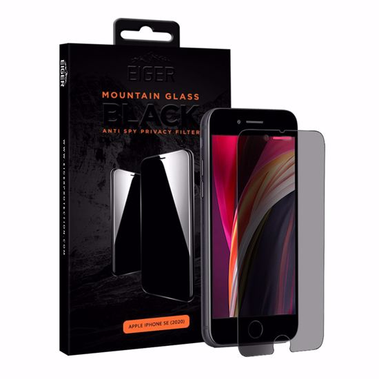 Picture of Eiger Eiger Mountain Glass Black Privacy Screen Protector 2.5D for Apple iPhone 7/8/SE