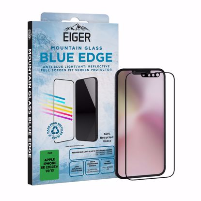 Picture of Eiger Eiger Mountain Blue EDGE Screen Protector for iPhone 16e/ 14/ 13
